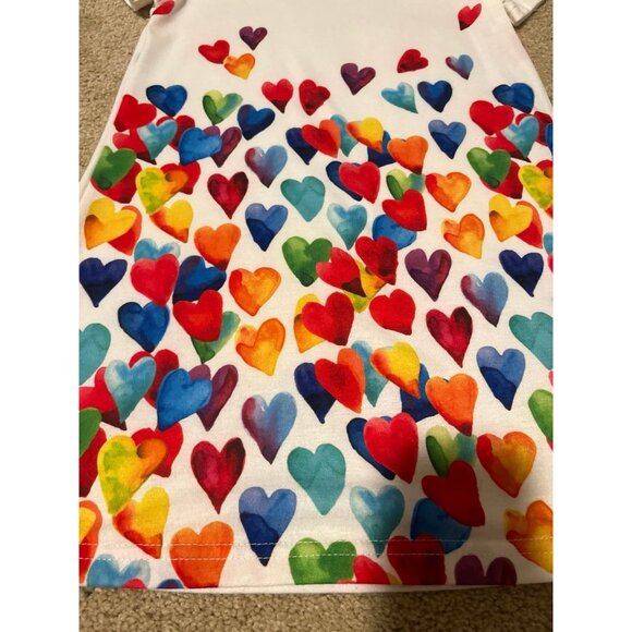 Sunshine Swing Size 5T Heart Patterned Dress - Picture 3 of 5